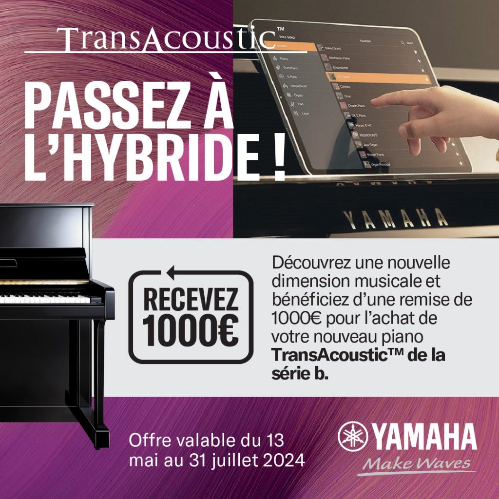 Delmas Musique Transacoustic-Contribution-1080x1080-1-1024x1024 Passez à l'hybride avec YAMAHA TRANSACOUSTIC - 1000 € de reduction sur série b 